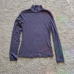 SHEIN high neck solid tee